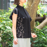 【50%OFF】ラッフルスリーブブラウス