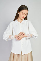 【50%OFF】「Petal」レースカフブラウス