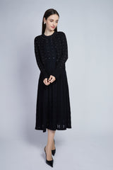 【50%OFF】パールエンベリッシュドニットカーディガン