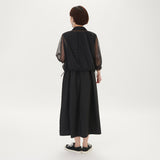 【50%OFF】ドット柄チュールブラウス