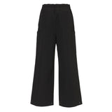 【70%OFF】綿混ツイル裾アレンジパンツ