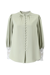 【50%OFF】「Petal」レースカフブラウス