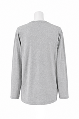 メンズ長袖裾カーブ消臭Tシャツ