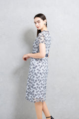 【50%OFF】小花柄総レースワンピース