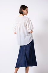 【50%OFF】ダンガリーフレアスカート