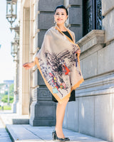 Cashmere print stole