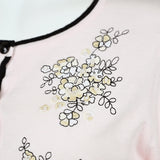 【50%OFF】花柄刺繍ニットカーディガン