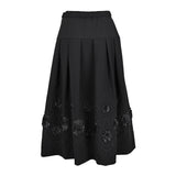 【50%OFF】立体刺繍スカート