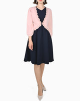 【50%OFF】Vネックワンピース