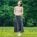 【60%OFF】切り替えスカート