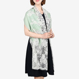 Cashmere lace stole