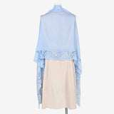 Mohair wool lace stole