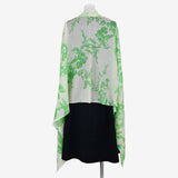 Cashmere flower print stole