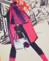 Cashmere print stole