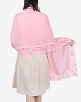 Mohair wool lace stole