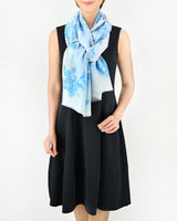Cashmere flower print stole