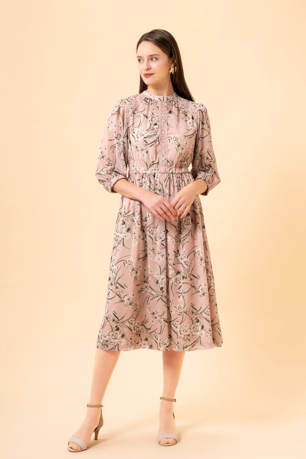 【未使用】クリスセリーン　レーススカート　ブルー　サイズ44　大きいサイズ 未使用】クリスセリーン レーススカート ブルー サイズ44 大きい