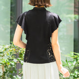 [50% OFF] Ruffle Sleeve Blouse