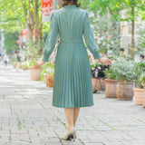 [50% OFF] Cache-coeur style pleated dress