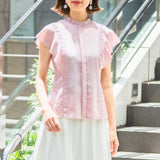 [50% OFF] Ruffle Sleeve Blouse