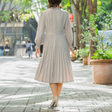 [50% OFF] Cache-coeur style pleated dress