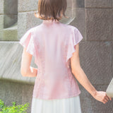 [50% OFF] Ruffle Sleeve Blouse