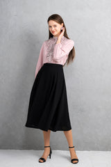 [30% OFF] Lace Frill Blouse 