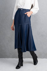 [50% OFF] Dungaree Flare Skirt