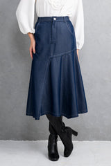 [50% OFF] Dungaree Flare Skirt