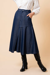 [50% OFF] Dungaree Flare Skirt