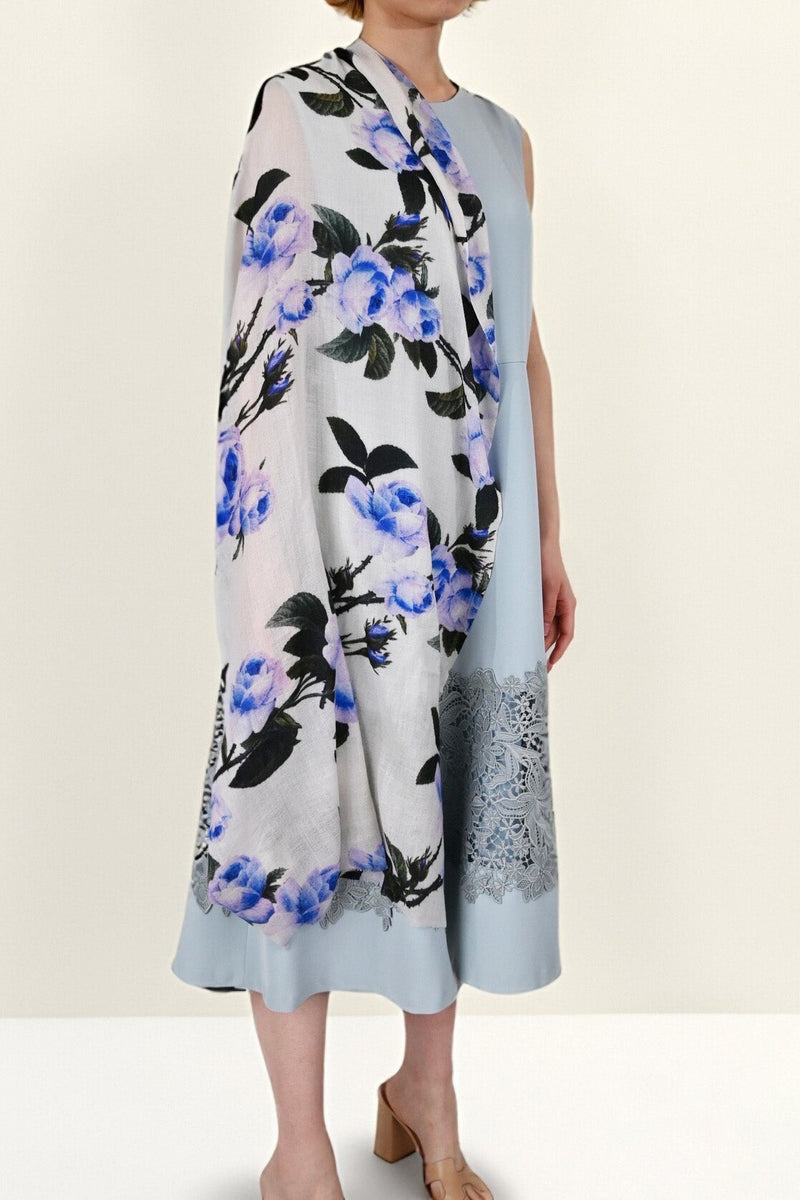 【NEW】フラワープリントストール