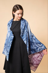 [50% OFF] Wool Silk Stole Lake Time 