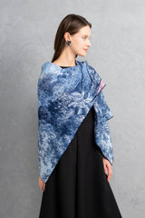 [50% OFF] Wool Silk Stole Lake Time 