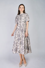 [30% OFF] Velvet Lace Accent Dress