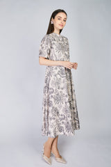 [30% OFF] Velvet Lace Accent Dress