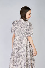 [30% OFF] Velvet Lace Accent Dress