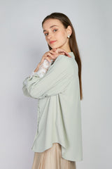 【50%OFF】「Petal」レースカフブラウス