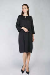 [30% OFF] Velvet Lace Accent Dress