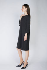 [30% OFF] Velvet Lace Accent Dress