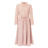 [60% OFF] Ensemble-style shawl collar dress