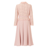 [60% OFF] Ensemble-style shawl collar dress