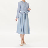 [60% OFF] Ensemble-style shawl collar dress