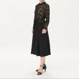 [60% OFF] Ensemble-style shawl collar dress