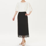 [70% OFF] All-lace skirt