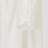 [50% OFF] Lace-trimmed blouse 