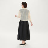 【50%OFF】ドット柄チュールブラウス