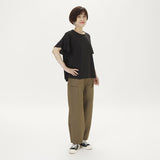 [70% OFF] Cotton Blend Twill Hem Arrangement Pants