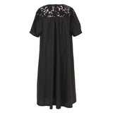 [50% OFF] Lace-switched dress