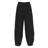 [70% OFF] Cotton Blend Twill Hem Arrangement Pants