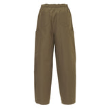 [70% OFF] Cotton Blend Twill Hem Arrangement Pants